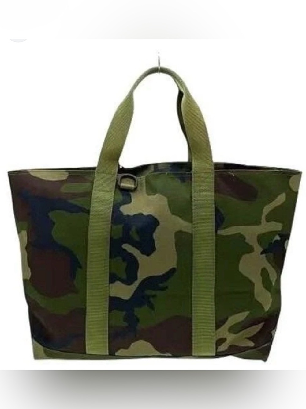 L.L.Bean X- Large Tote Camouflage Canvas Extra Spacious Bag Vacation Travel